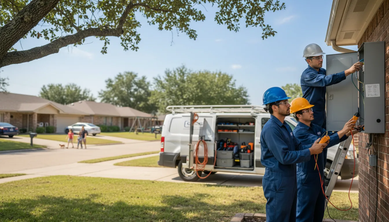 Certified electrician providing emergency electrical services in Uniopolis, OH